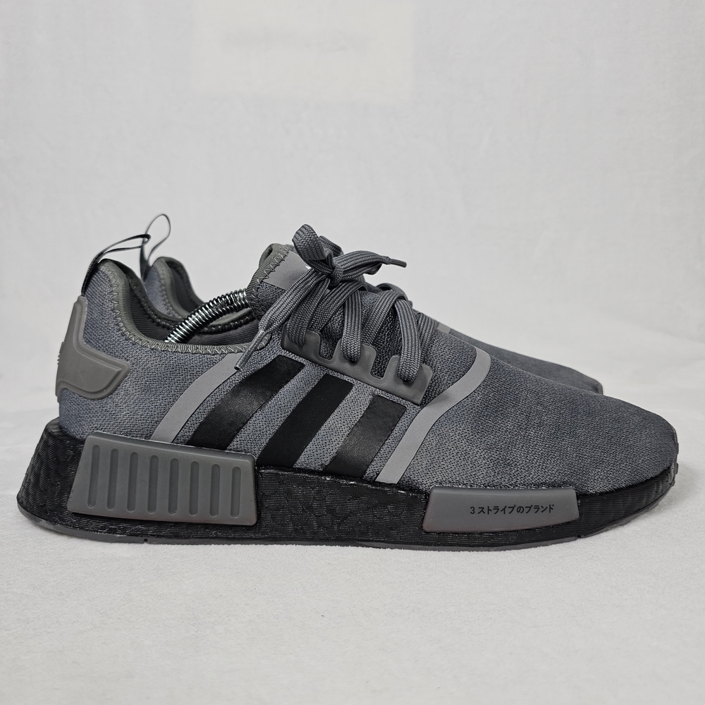 Adidas Originals NMD R1 Mens Size 10.5 Grey Black Custom Sneakers Shoes